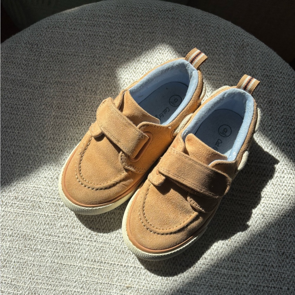 Cat & Jack Brown Sneakers with Velcro Closure
